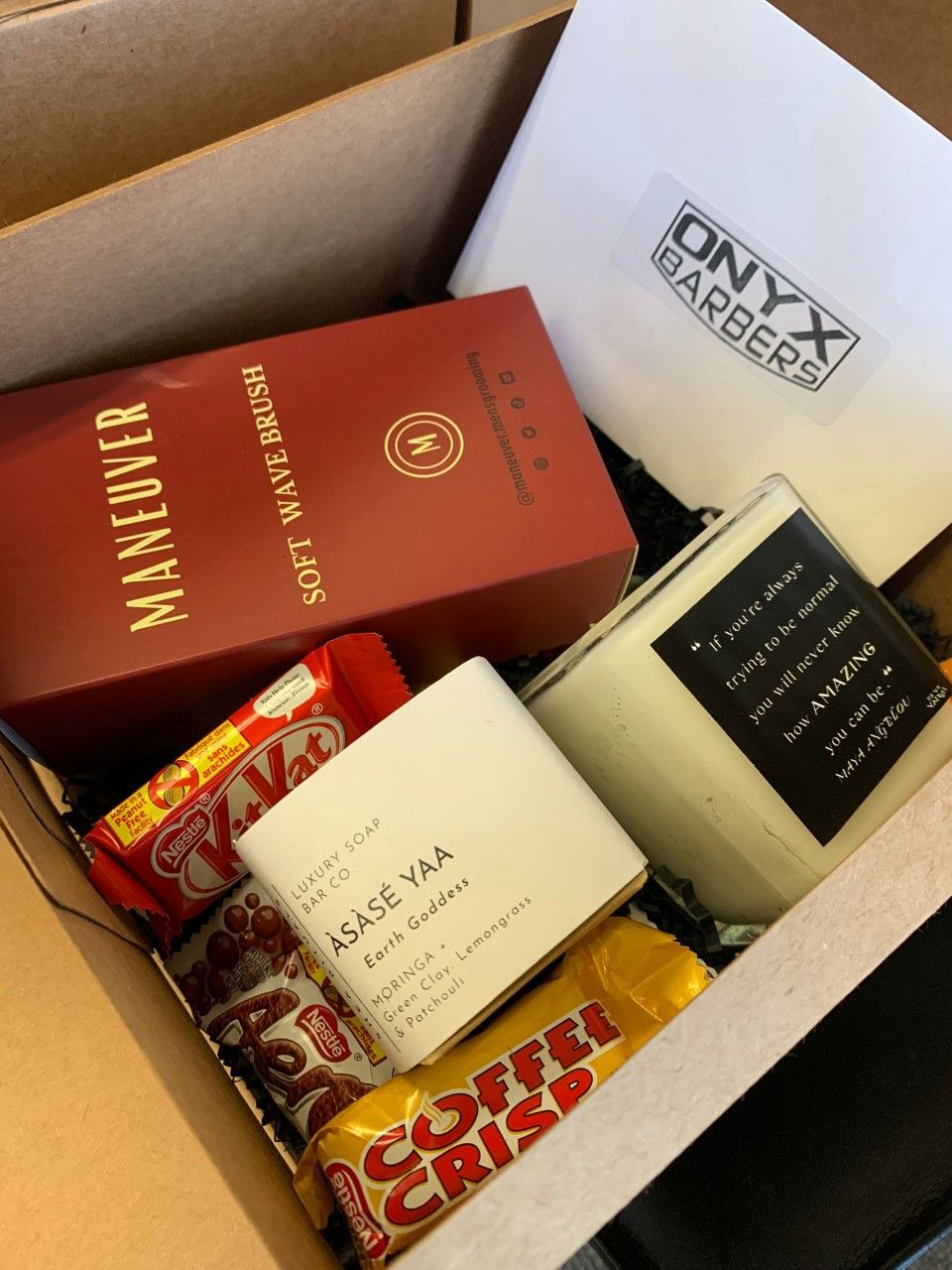 We used the proceeds from our Mental Health Fundraiser to purchase self-care items from Black owned and local business to create these packages for our participants in community (October 2021)