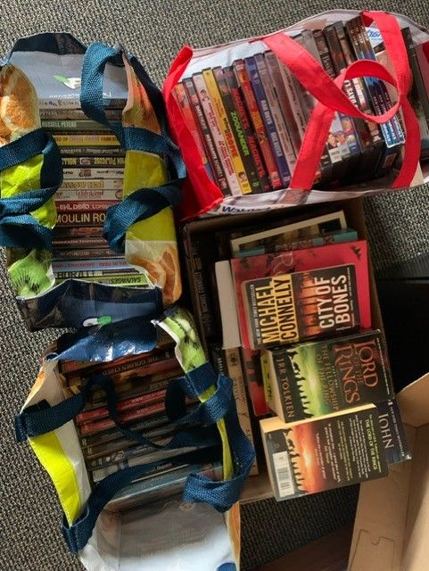 Thank you for all the generous book and DVD donations; these were given to the Toronto South Detention Centre and Vanier Centre for Women (September 2021)